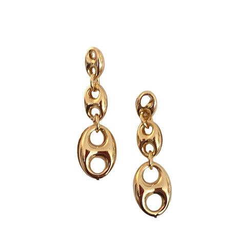 Puffed Mariner Small Drop Earrings - Bettina H. Designs