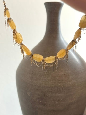 Luna Amber Chain Necklace