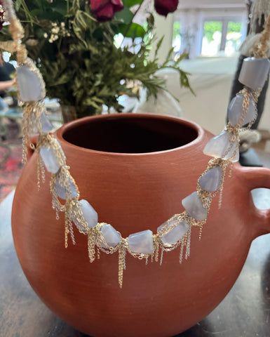 Calcedony Cascade Necklace