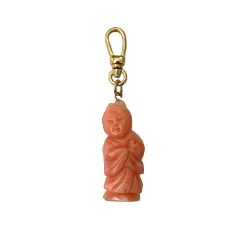 Vintage Coral Carved Buddha - Bettina H. Designs