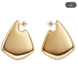 Alina Puff Buckle Earrings