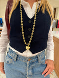 Puffy Heart Statement Necklace/Belt