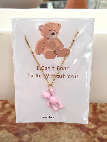 I Can't Bear To Be Without You Necklace - Bettina H. Designs