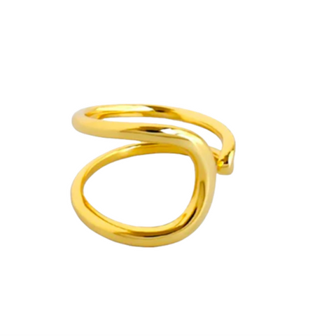 Buy Gold-Toned & White Rings for Women by Vshine Fashion Jewellery Online |  Ajio.com