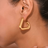 Alessea Tringle Hoop Earrings - Bettina H. Designs