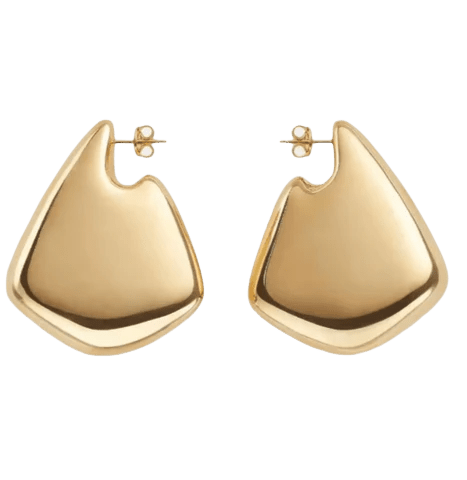 Alina Puff Buckle Earrings - Bettina H. Designs