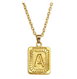 ALPHA CHARM NECKLACE - Bettina H. Designs