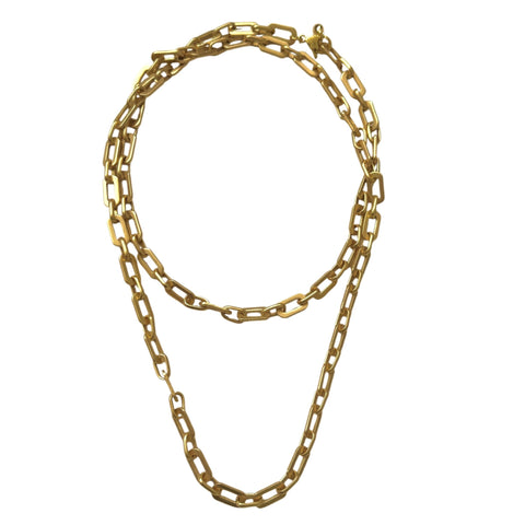 Bettina Gold Link Long Chain - Bettina H. Designs