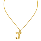 Caline Bamboo Initial - Charm Only Chain Not Included - Bettina H. Designs