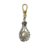 Caught Pearl Vintage Pendant - Bettina H. Designs