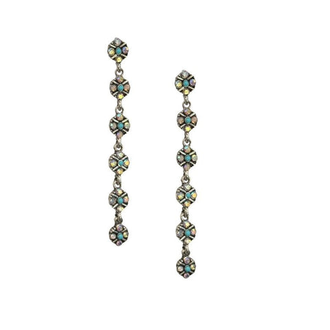 Cheyenne Sky Linear Earrings - Bettina H. Designs