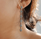 Cheyenne Sky Linear Earrings - Bettina H. Designs