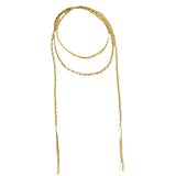 Clementine Bradied Lariat - Bettina H. Designs