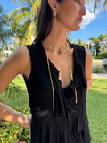 Clementine Bradied Lariat - Bettina H. Designs