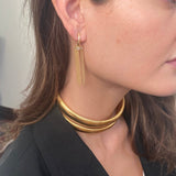 Cleo Gold Snake Choker - Bettina H. Designs