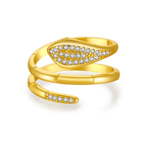 Cleo Serpent Ring - Bettina H. Designs