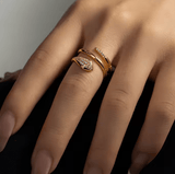 Cleo Serpent Ring - Bettina H. Designs