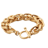 Delilah Gold Twisted Link Bracelet - Bettina H. Designs