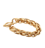 Delilah Gold Twisted Link Bracelet - Bettina H. Designs