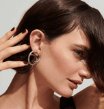 Demarson Crystal Swirl Earrings - Bettina H. Designs