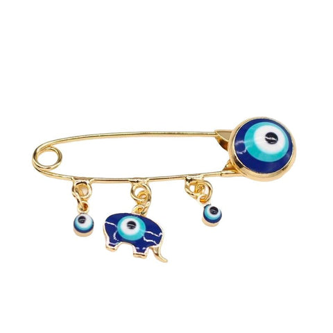 Elephant Evil Eye Pin - Bettina H. Designs