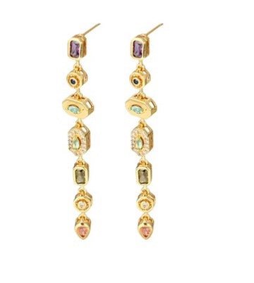 Frances Dangle Earrings - Bettina H. Designs