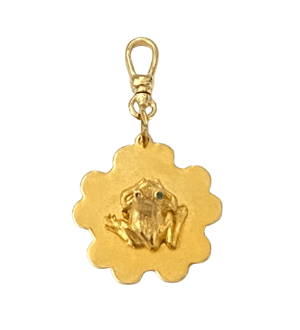 Frog on a Lilly Pad Charm - Bettina H. Designs