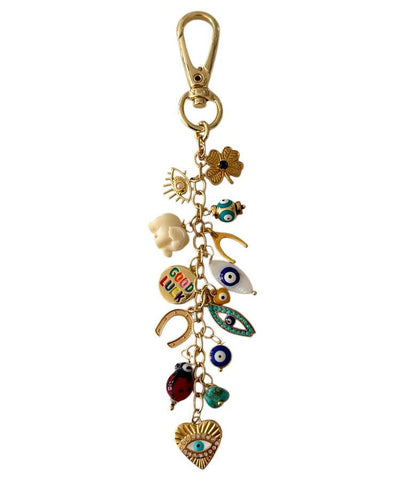 Good Luck Bag Charm Keychain 4 - Bettina H. Designs