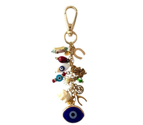 Good Luck Bag Charm Keychain 7 - Bettina H. Designs