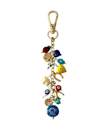 Good Luck Bag Charm Keychain GEE2 - Bettina H. Designs