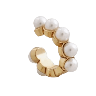 Gracie Pearl Center Orbital Cuff - Bettina H. Designs