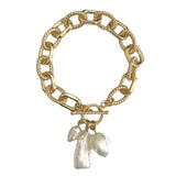 Hanging with Pearls Bracelet - Bettina H. Designs