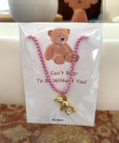 I Can't Bear To Be Without You Necklace - Bettina H. Designs