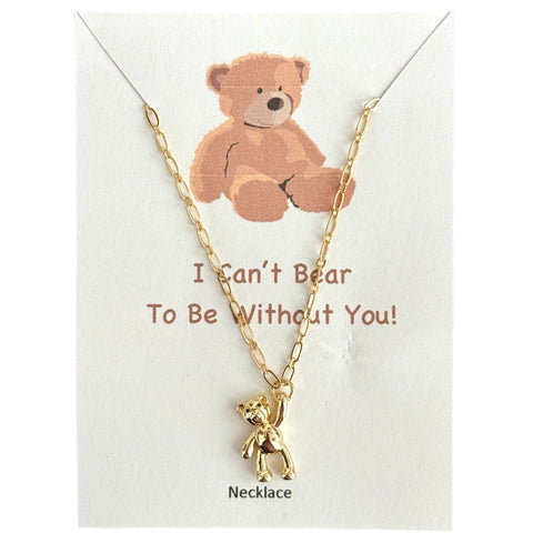 I Can't Bear To Be Without You Necklace - Bettina H. Designs