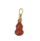 CHINESE AMBER LUCKY GOURD CHARM - Bettina H. Designs