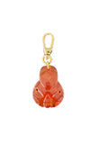 Vintage Chinese Carved Carnelian Figure Pendant Charm - Bettina H. Designs