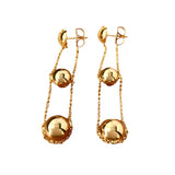Aurora Ball and Chain Earrings - Bettina H. Designs