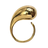 Water Drop Adjustable Ring Gold or Silver - Bettina H. Designs