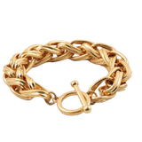 Delilah Gold Twisted Link Bracelet - Bettina H. Designs
