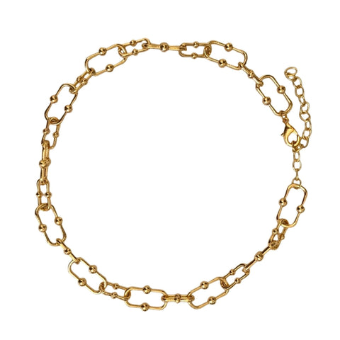 Iris Gold Link Necklace - Bettina H. Designs