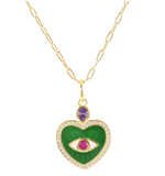 Juniper Heart Necklace - Bettina H. Designs