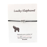 Lucky Elephant Bracelet in Silver or Gold - Bettina H. Designs