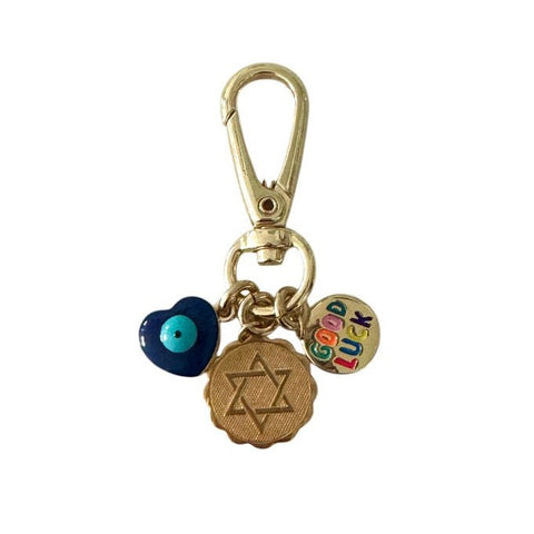 Lucky Judaica Bag Charm Keychain - Bettina H. Designs