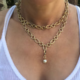 Lulu Frost PLAZA OVAL & ROUND CHAIN NECKLACE BASE - Bettina H. Designs