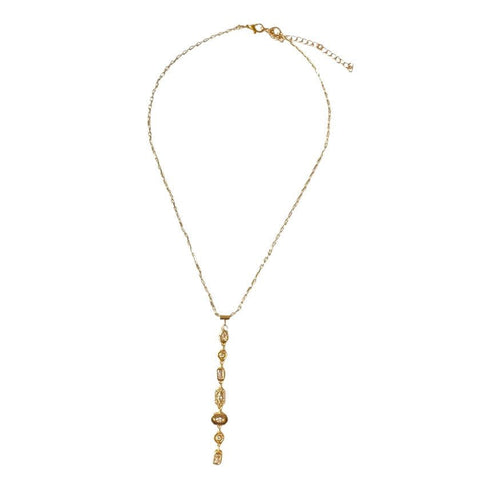 Nicole CZ Drop Necklace - Bettina H. Designs