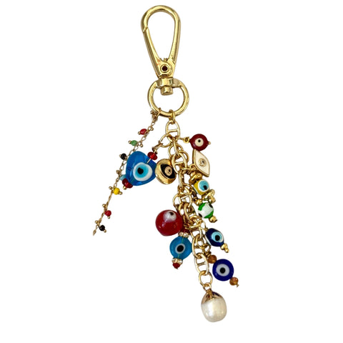 Nothing but the Eyes Good Luck Bag Charm - Bettina H. Designs