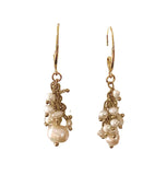 Ollie Pearl Cluster Drop Earrings - Bettina H. Designs