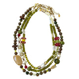 Pearls, Beads and Saucers Necklaces - Bettina H. Designs