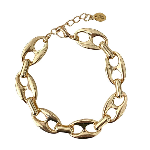 Puff Mariner Bracelet Wide - Bettina H. Designs