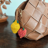 Raffia Fruit Set Bag Charm - Bettina H. Designs